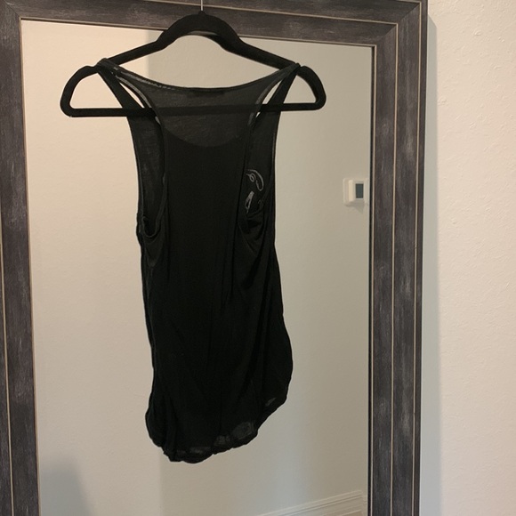 brandy melville “vintage” jack daniels style - zuma beach black tank - Picture 4 of 5